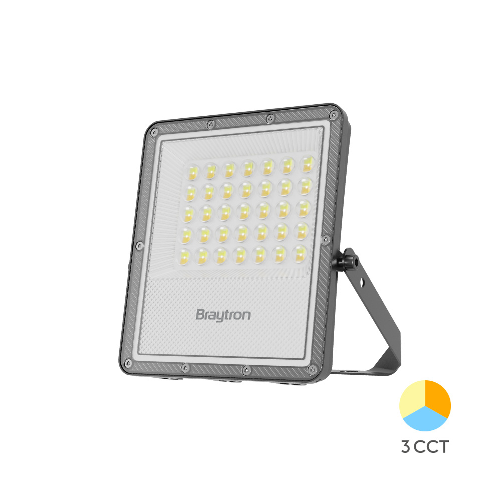 BRY-FLOOD-PF-30W-GRY-3IN1-IP65-LED FLOODLIGHT - 1