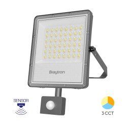 BRY-FLOOD-PF-50W-GRY-3IN1-SNS-IP65-LED FLOODLIGHT - 1