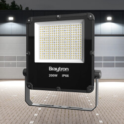 BRY-FLOOD-PL-200W-GRY-4000K-IP66-LED FLOODLIGHT - 2