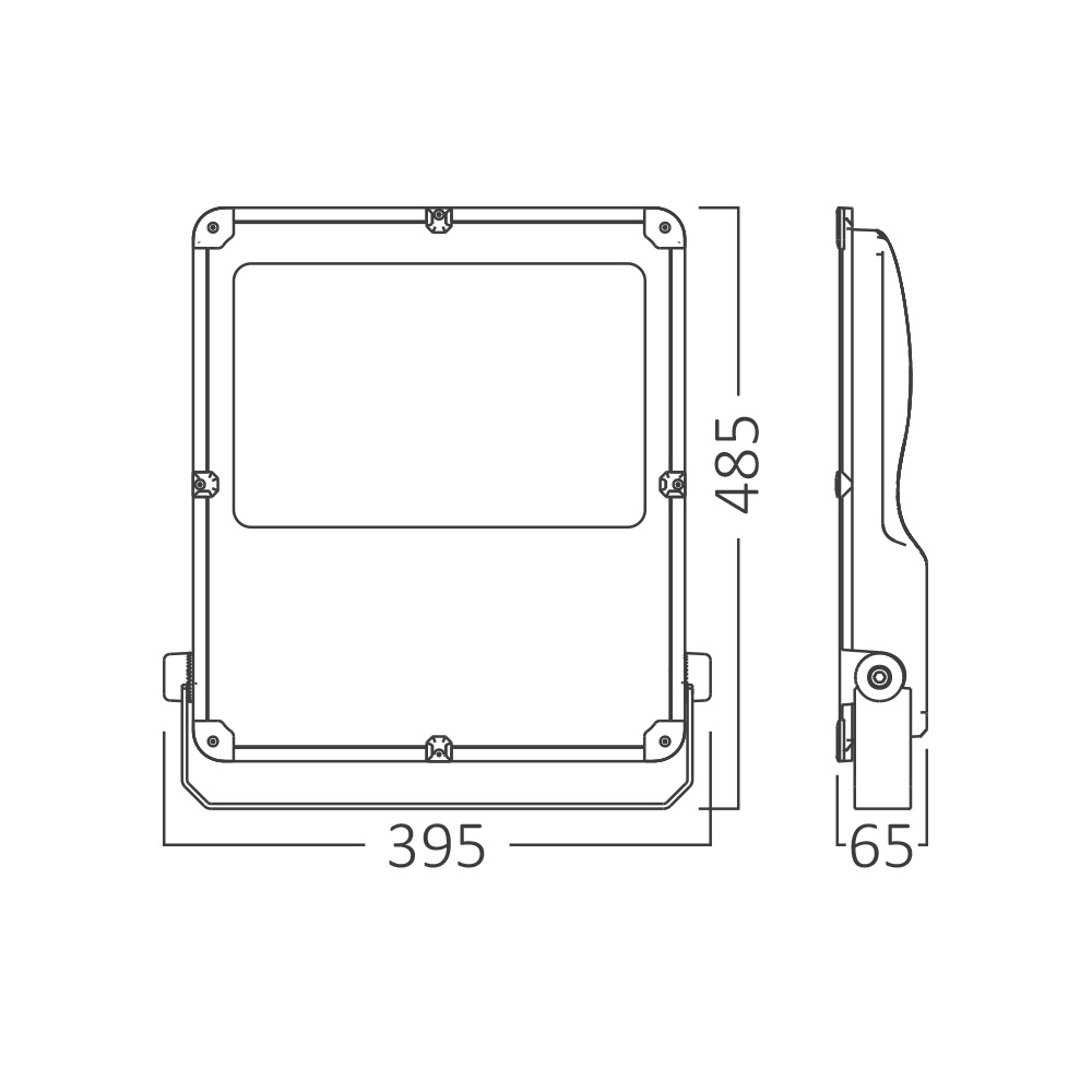 BRY-FLOOD-PL-300W-GRY-4000K-IP66-LED FLOODLIGHT - 5