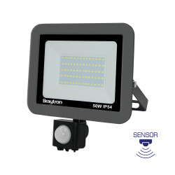 BRY-FLOOD-SC-50W-GRY-6500K-SNS-IP54-LED FLOODLIGHT - 1