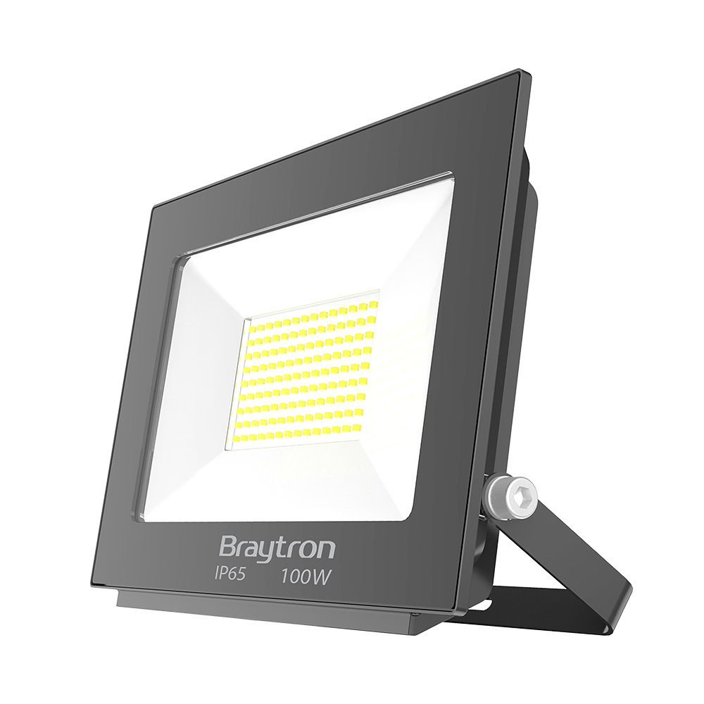 BRY-FLOOD-SD-100W-GRY-3000K-IP65-LED FLOODLIGHT - 1