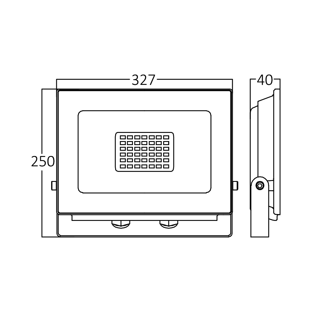 BRY-FLOOD-SD-100W-GRY-3000K-IP65-LED FLOODLIGHT - 3