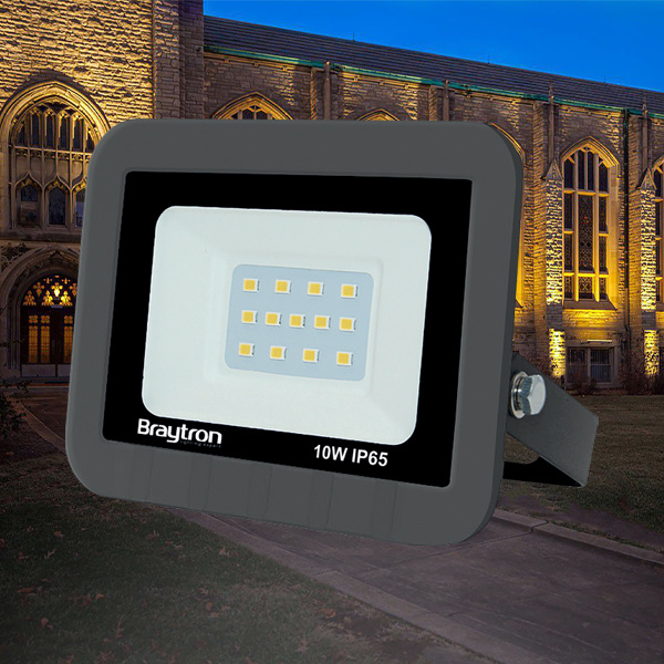 BRY-FLOOD-SD-10W-GRY-3000K-IP65-LED FLOODLIGHT - 2