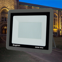 BRY-FLOOD-SD-200W-GRY-6500K-IP65-LED FLOODLIGHT - 2