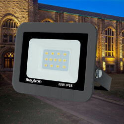 BRY-FLOOD-SD-20W-GRY-6500K-IP65-LED FLOODLIGHT - 2