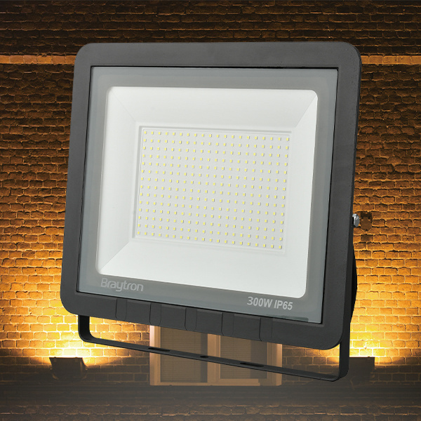  BRY-FLOOD-SD-300W-GRY-4000K-IP65-LED FLOODLIGHT - 2