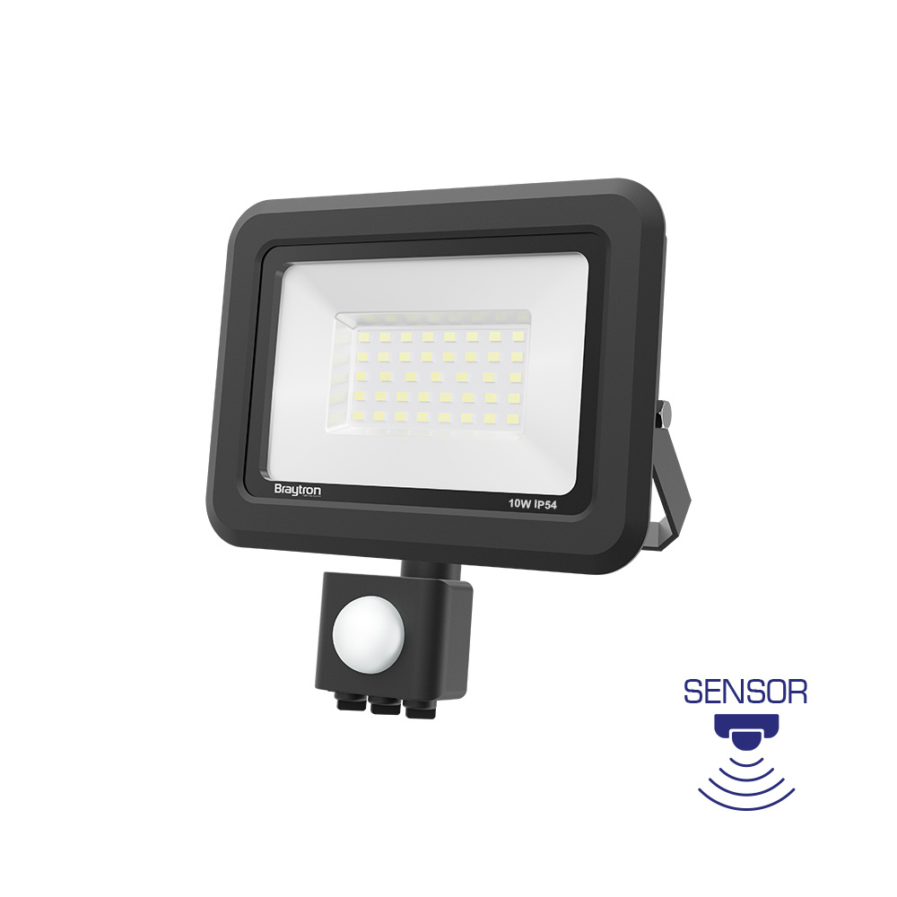 BRY-FLOOD-SF-10W-BLC-6500K-SNS-IP54-LED FLOODLIGHT - 1