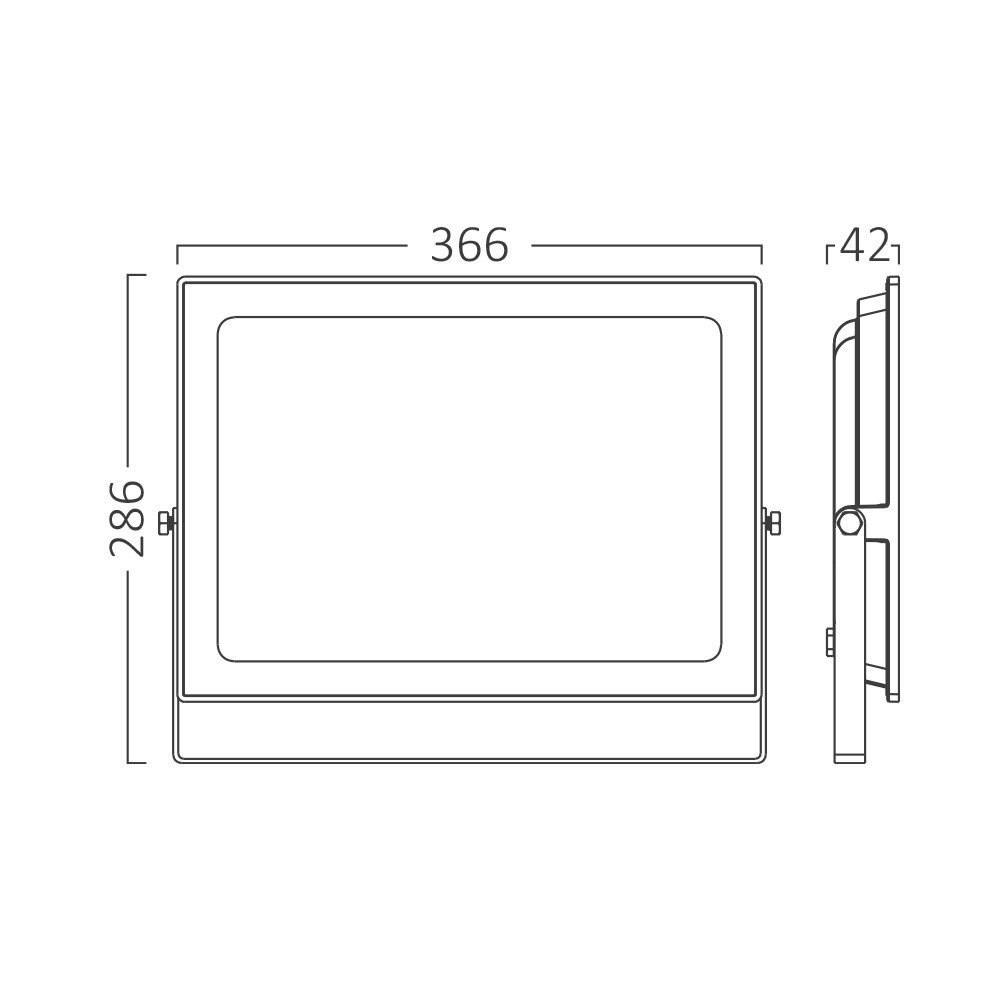 BRY-FLOOD-SF-200W-BLC-3000K-IP65-LED FLOODLIGHT - 6