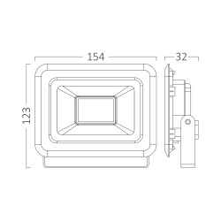 BRY-FLOOD-SF-30W-BLC-4000K-IP65-LED FLOODLIGHT - 6