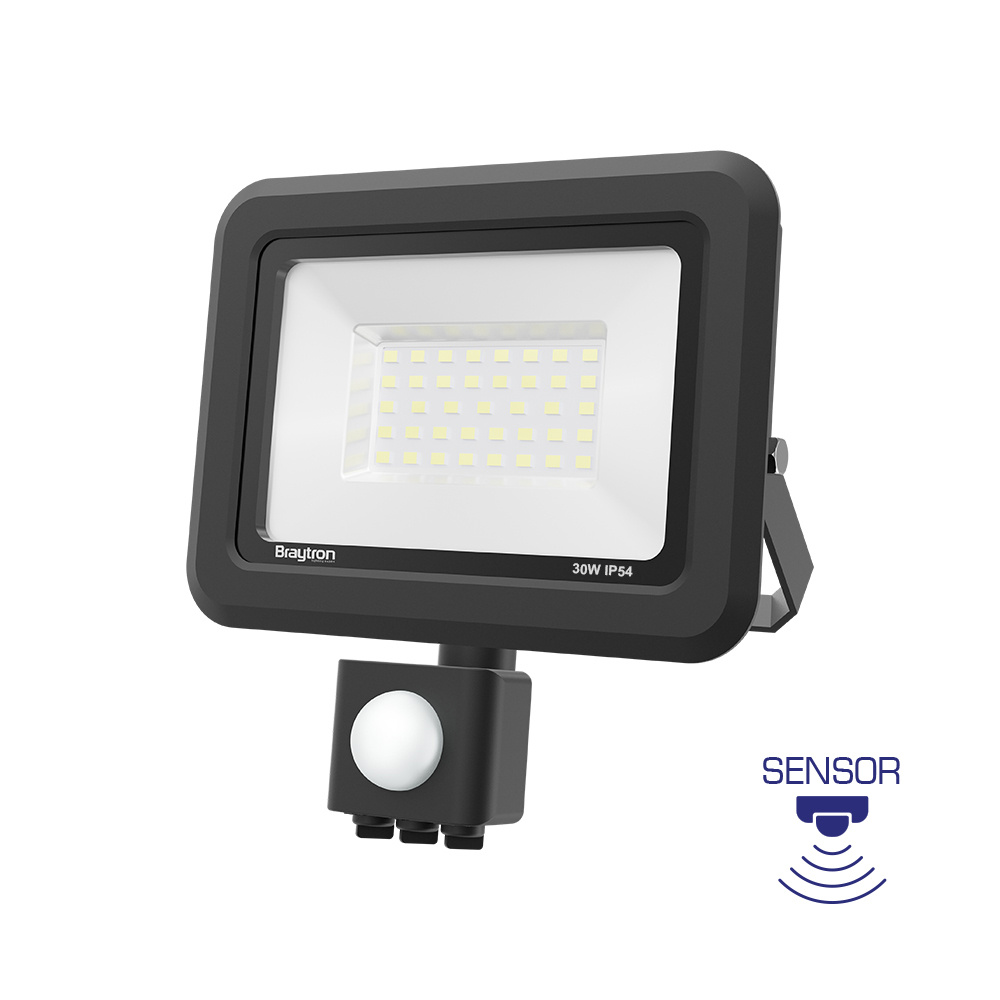 BRY-FLOOD-SF-30W-BLC-6500K-SNS-IP54-LED FLOODLIGHT - 1