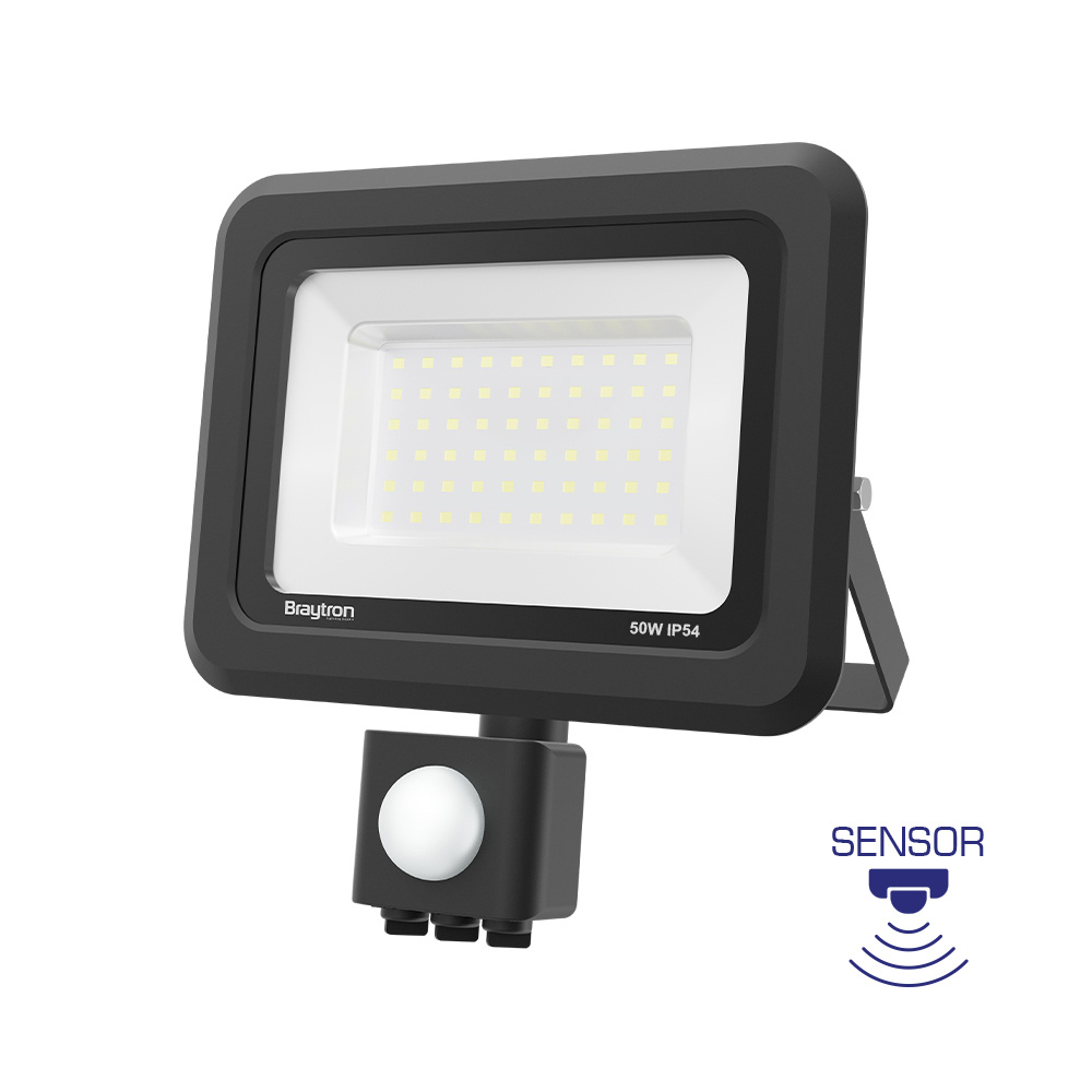 BRY-FLOOD-SF-50W-BLC-6500K-SNS-IP54-LED FLOODLIGHT - 1