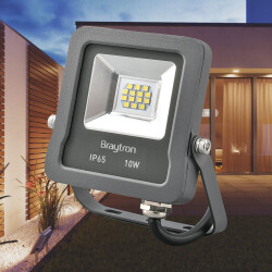 BRY-FLOOD-SL-10W-GRY-3000K-IP65-LED FLOODLIGHT - 2