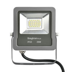 BRY-FLOOD-SL-20W-GRY-3000K-IP65-LED FLOODLIGHT - 3