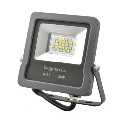 BRY-FLOOD-SL-20W-GRY-6500K-IP65-LED FLOODLIGHT - 1