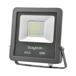 BRY-FLOOD-SL-30W-GRY-3000K-IP65-LED FLOODLIGHT - 1