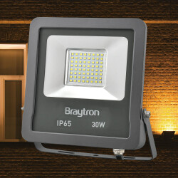 BRY-FLOOD-SL-30W-GRY-3000K-IP65-LED FLOODLIGHT - 2