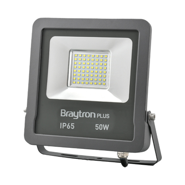 BRY-FLOOD-SL-50W-GRY-3000K-IP65-LED FLOODLIGHT - 1