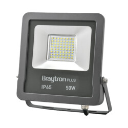 BRY-FLOOD-SL-50W-GRY-6500K-IP65-LED FLOODLIGHT - 1