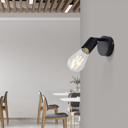 BRY-G003C-1H-1xE27-BLC-WALL LIGHT - 2