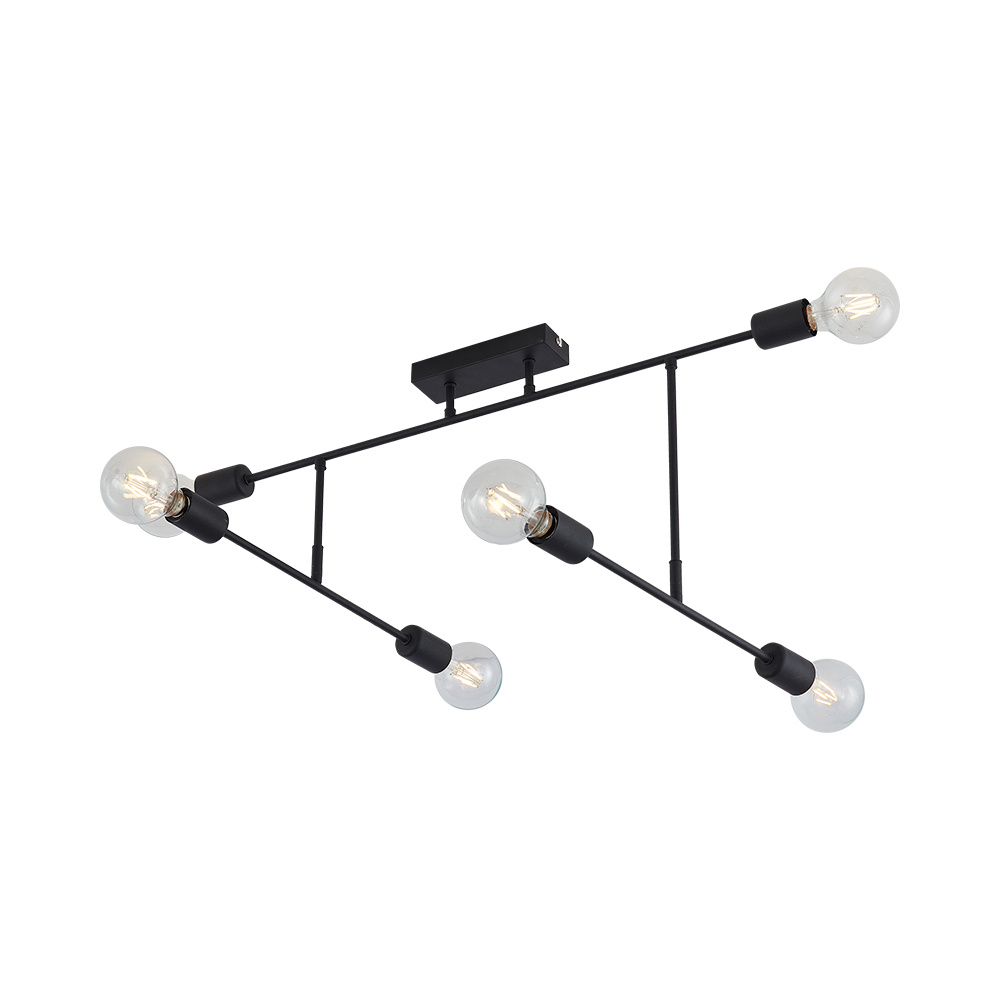 BRY-G004C-6H-6xE27-BLC-CEILING LIGHT - 1