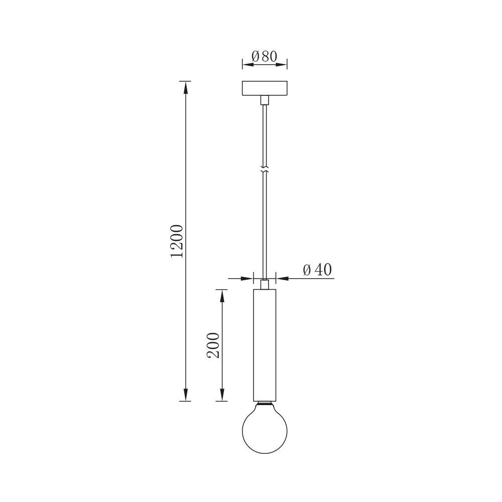 BRY-G005R-1H-1xE27-GLD-PENDANT LIGHT - 4