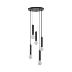 BRY-G005R-5H-5xE27-BLC-PENDANT LIGHT - 3