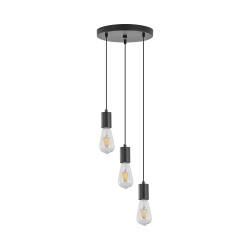 BRY-G006R-3H-3xE27-BLC-PENDANT LIGHT - 3