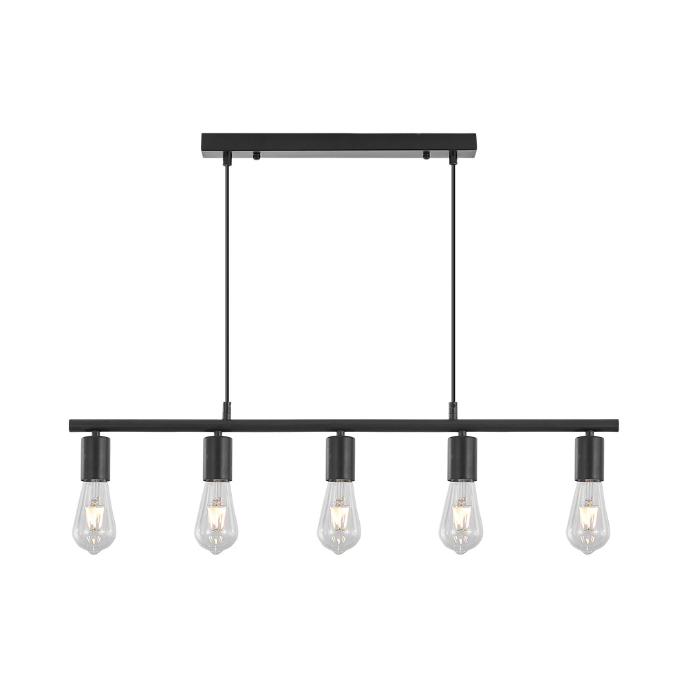 BRY-G006S-5H-5xE27-BLC-PENDANT LIGHT - 1