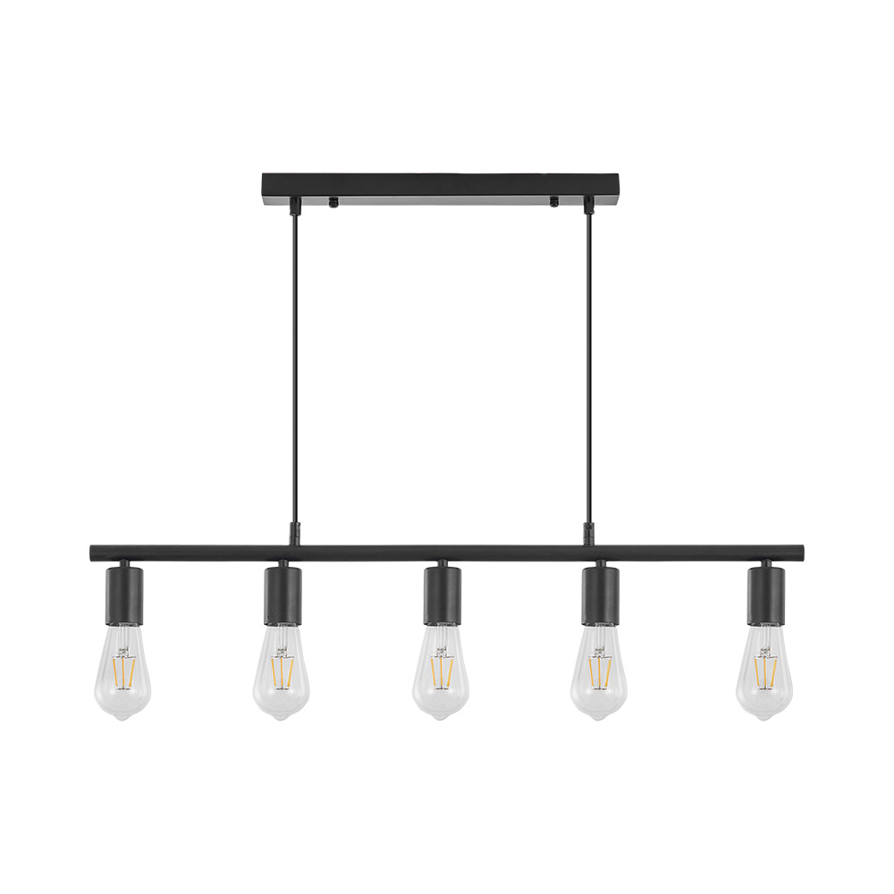 BRY-G006S-5H-5xE27-BLC-PENDANT LIGHT - 3