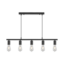 BRY-G006S-5H-5xE27-BLC-PENDANT LIGHT - 1