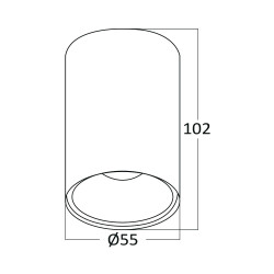 BRY-GAMA-5510-RND-BLC-GU10-SPOTLIGHT - 6