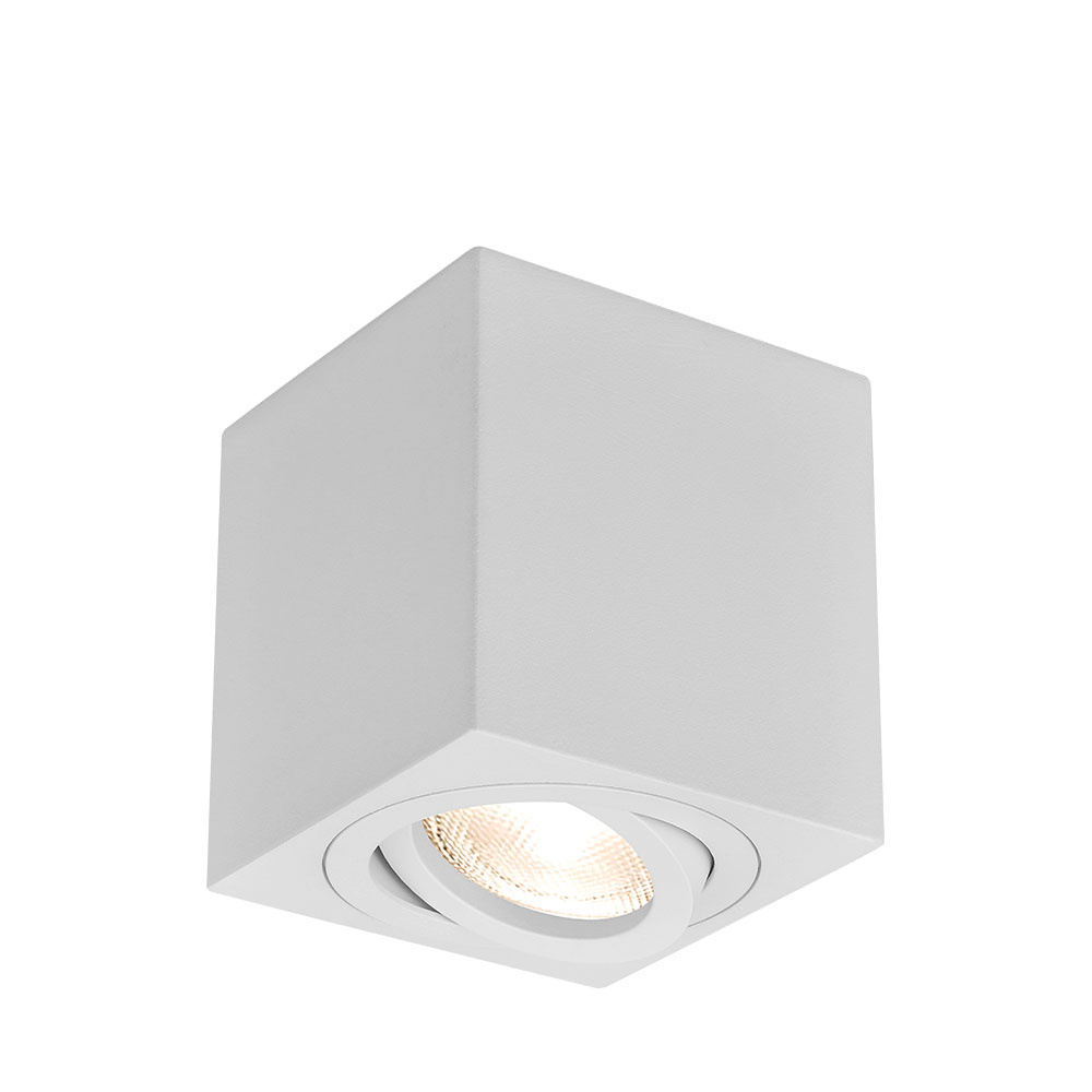 BRY-GAMA-8010-SQR-WHT-GU10-SPOTLIGHT - 1