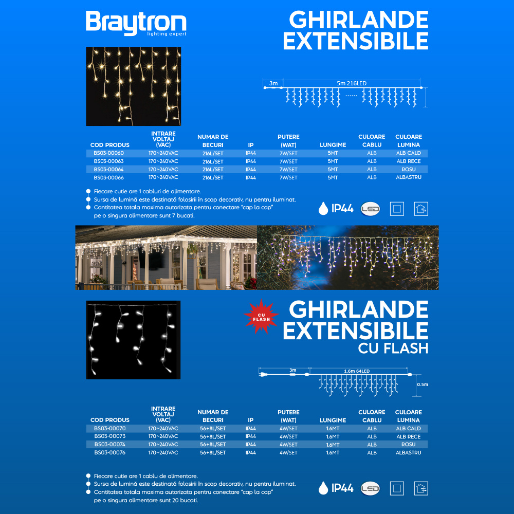 BRY-GHIRLANDE-216LED-5MT-WHT-3000K-220V LED GHIRLANDE - 3