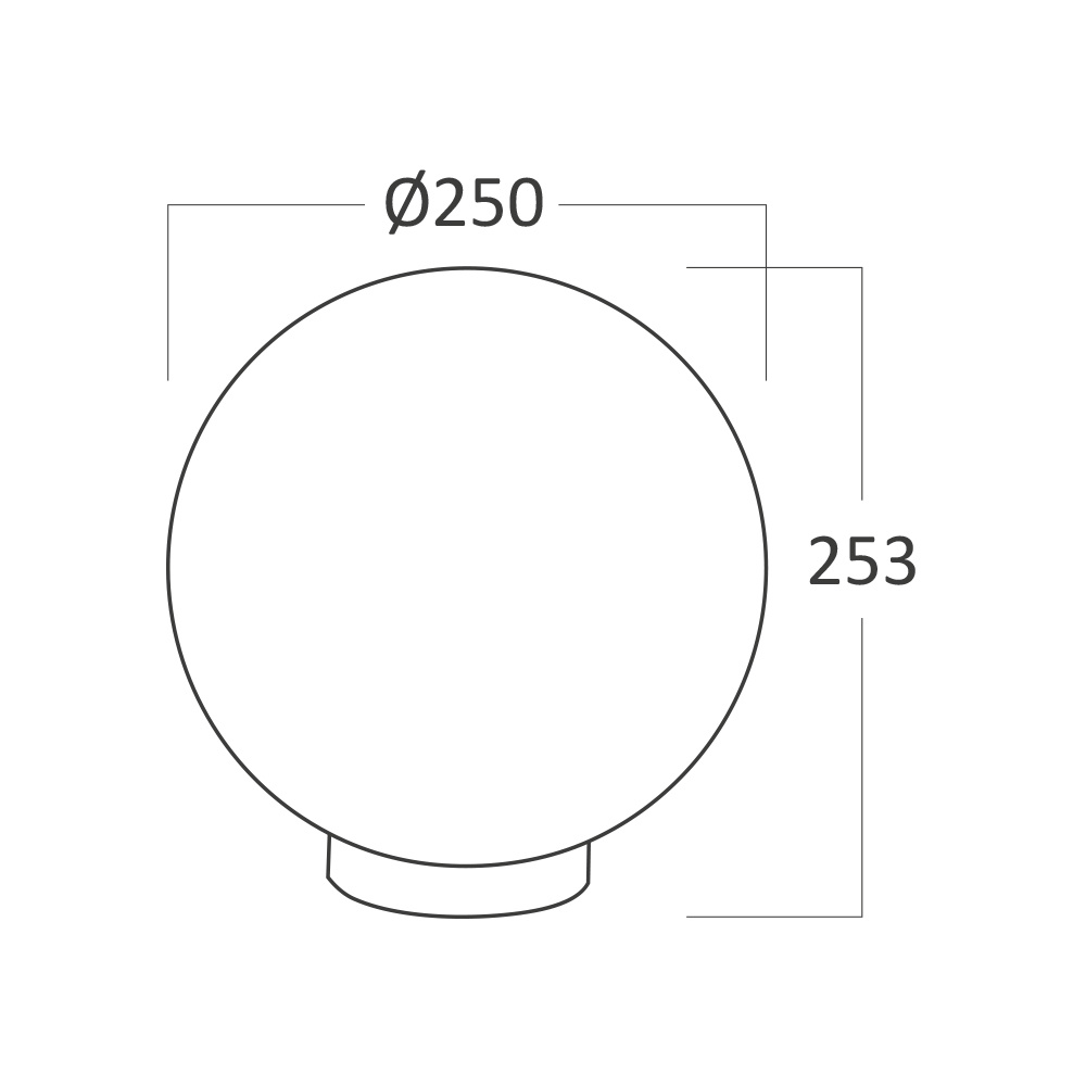 BRY-GLOBE-D250-OPL-E27-GLOBE - 3