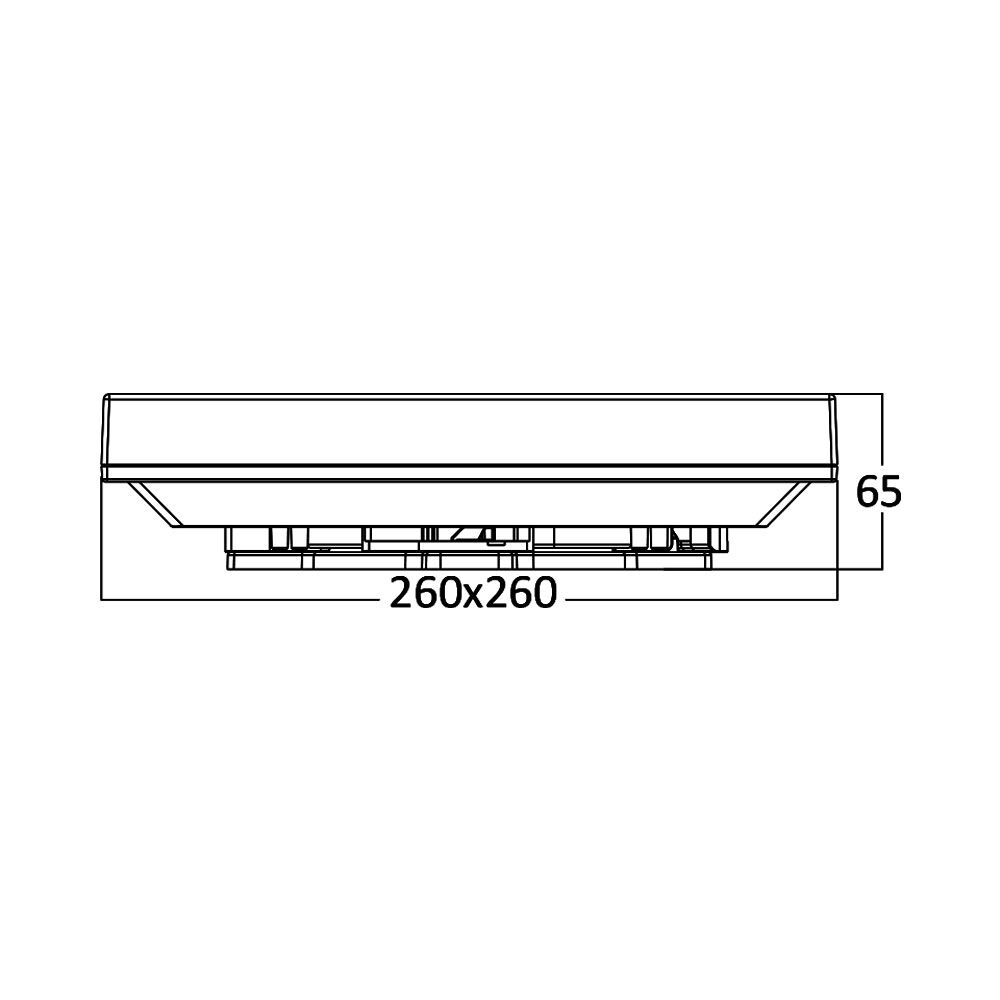 BRY-JADE-SQR-D260-20W-3000K-IP44-CEILING LIGHT - 6