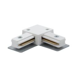 BRY-L-2WRS-WHT-TRACK RAIL CONNECTOR - 1