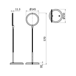 BRY-LB131-7W-WHT-5000K-DESK LAMP - 4