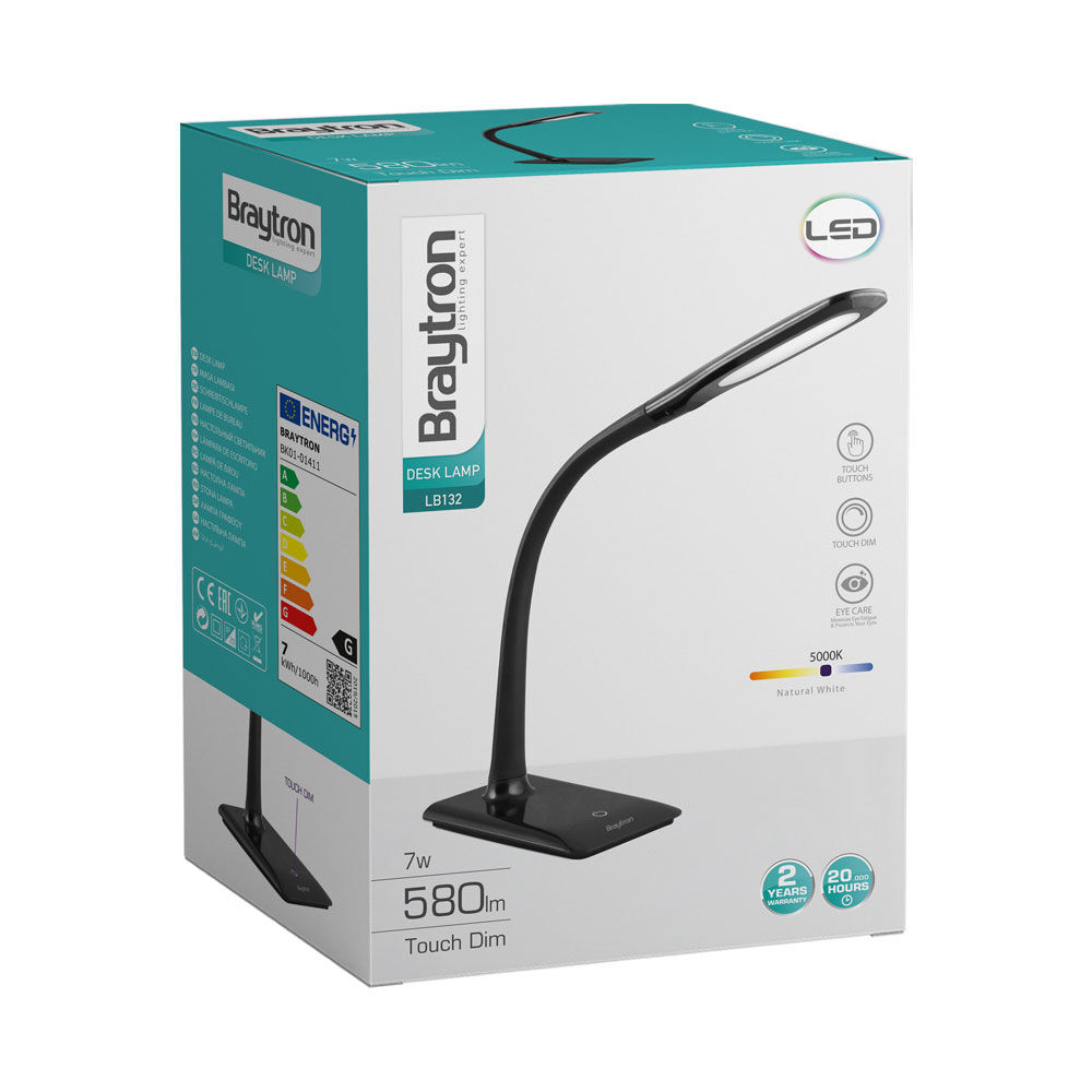 BRY-LB132-7W-BLC-5000K-DESK LAMP - 3