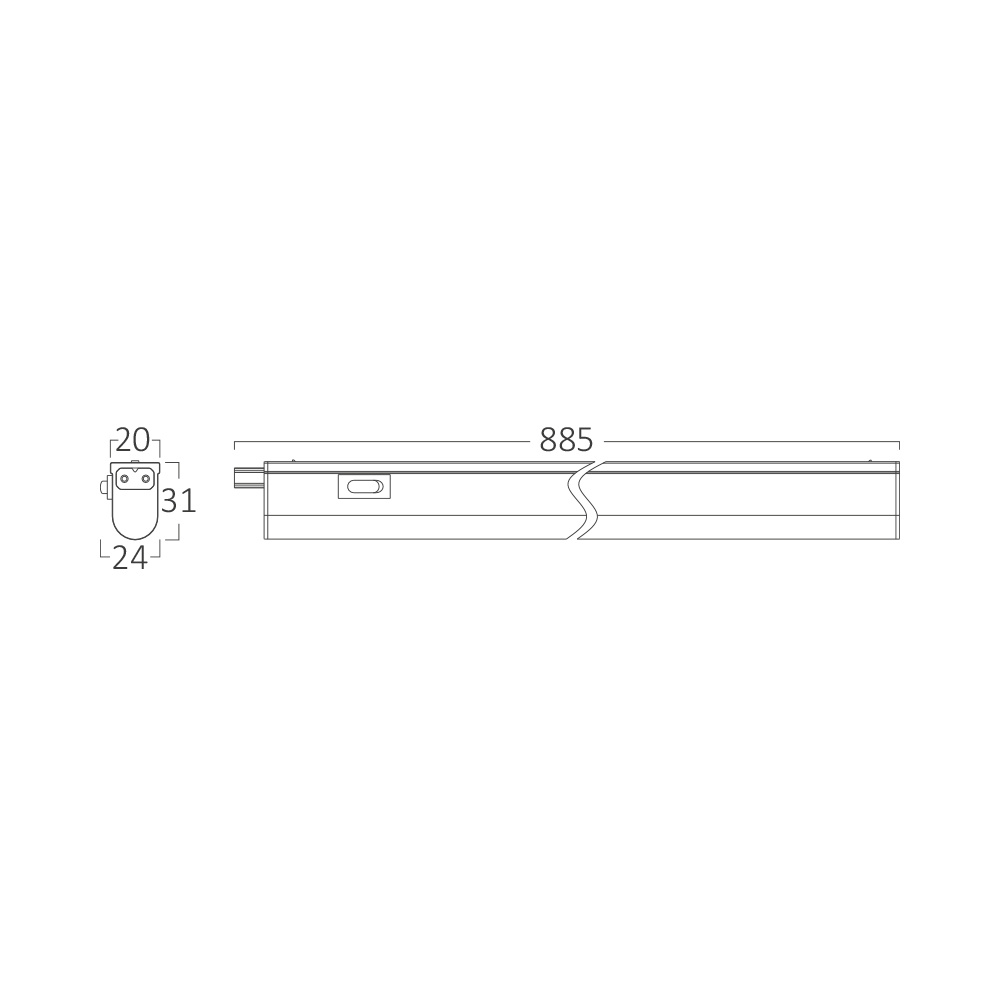 BRY-LEDLINE-11W-RND-WHT-6500K-LED WALL LIGHT - 4