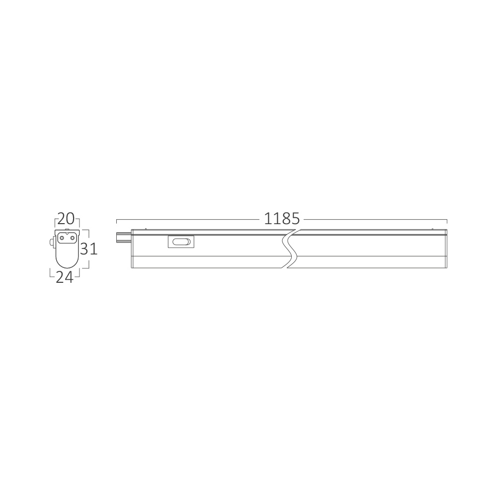 BRY-LEDLINE-14W-RND-WHT-3000K-LED WALL LIGHT - 4