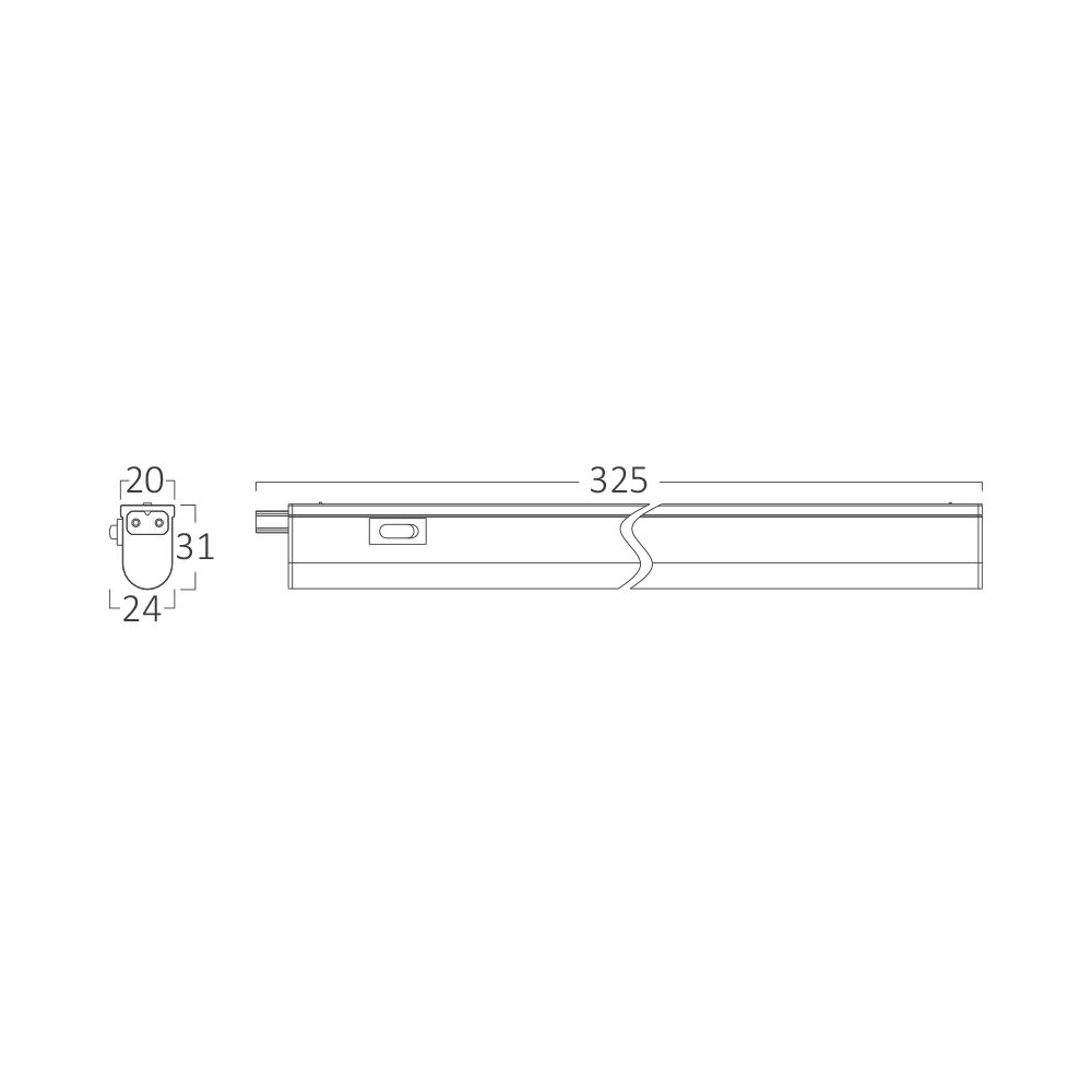 BRY-LEDLINE-4W-RND-WHT-3000K-LED WALL LIGHT - 4