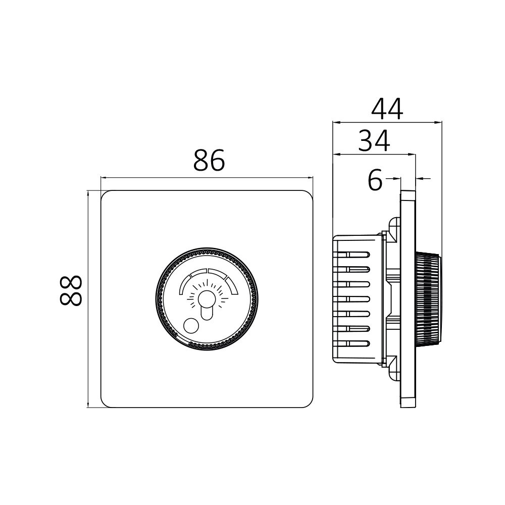 BRY-LENA-630W-WHT-DIMMER SWITCH - 3