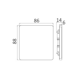 BRY-LENA-BLC-BLANK PLATE - 3