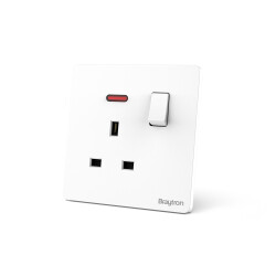 BRY-LENA-UK-1G-13A-WHT-SOCKET - 2