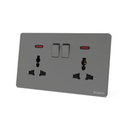 BRY-LENA-UN-2G-13A-D.GRY-SOCKET - 1