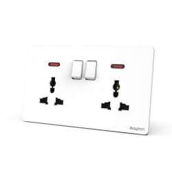 BRY-LENA-UN-2G-13A-WHT-SOCKET - 2