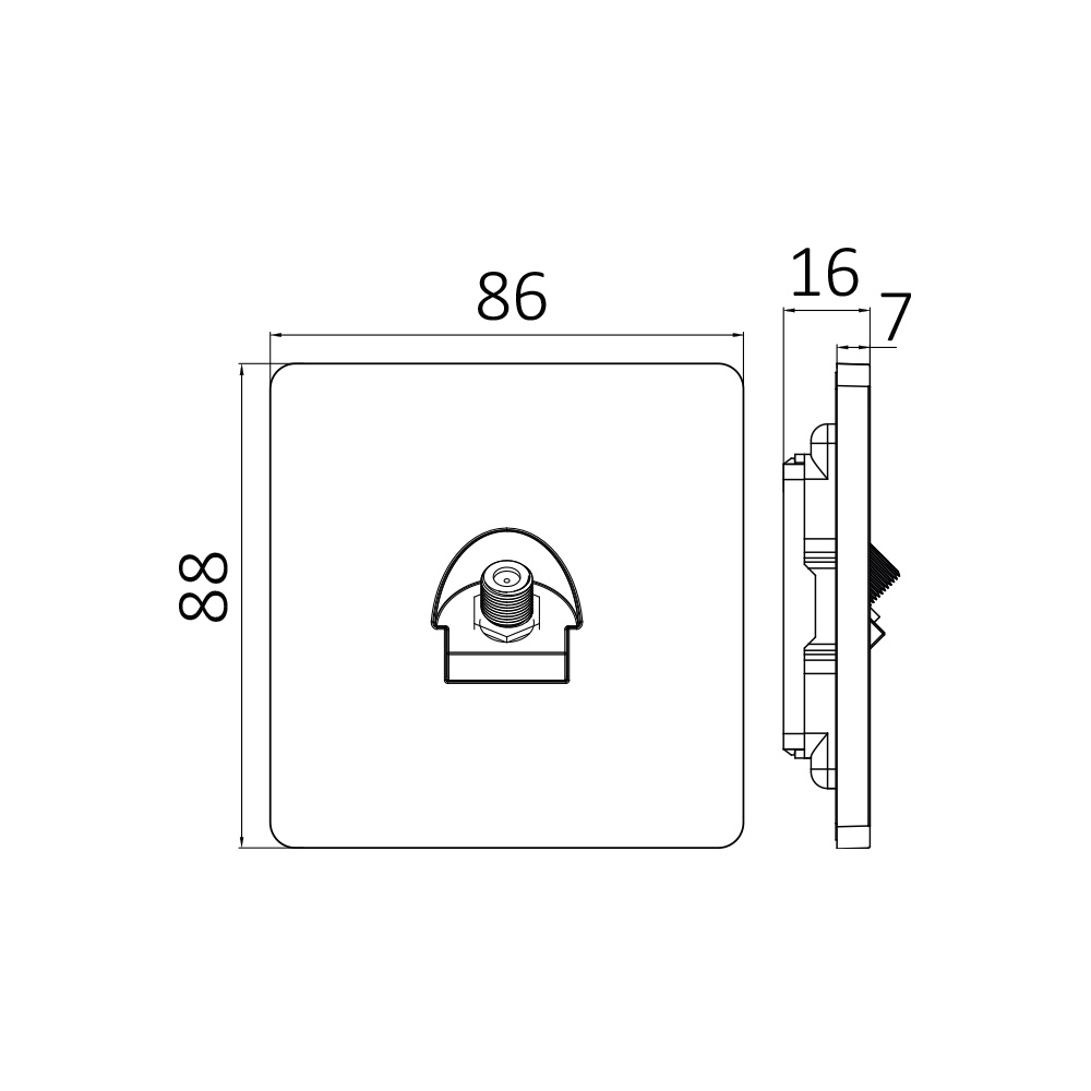 BRY-LENA-WHT-SATELLITE SOCKET - 3