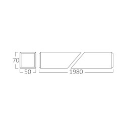 BRY-LINEA-5070-2MT-60W-BLC-4000K-LINEAR LIGHT - 5