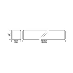 BRY LINEAR LED LIGHTING FIXTURE 18W 3000K - 5